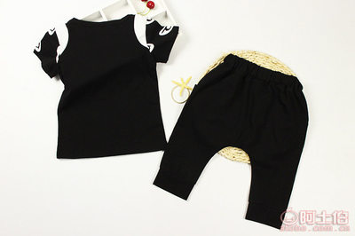 靚貝殼夏季新款兒童套裝 舒適與時尚的完美結(jié)合